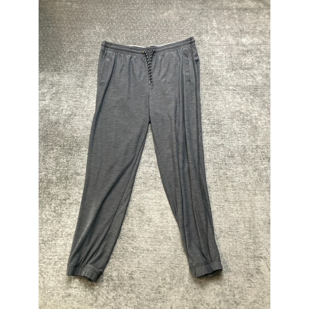 Old Navy Active Breathe On Pants Womens Large Gray Tapered Leg Drawstring Gym